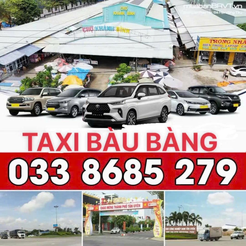 Taxi Xã Bàu Bàng Tp Hcm 4, 7, 16 Chỗ 033 8685 279