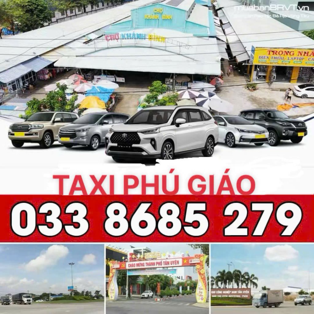 Taxi Phú Giáo 4 7 16 Chỗ 033 8685 279