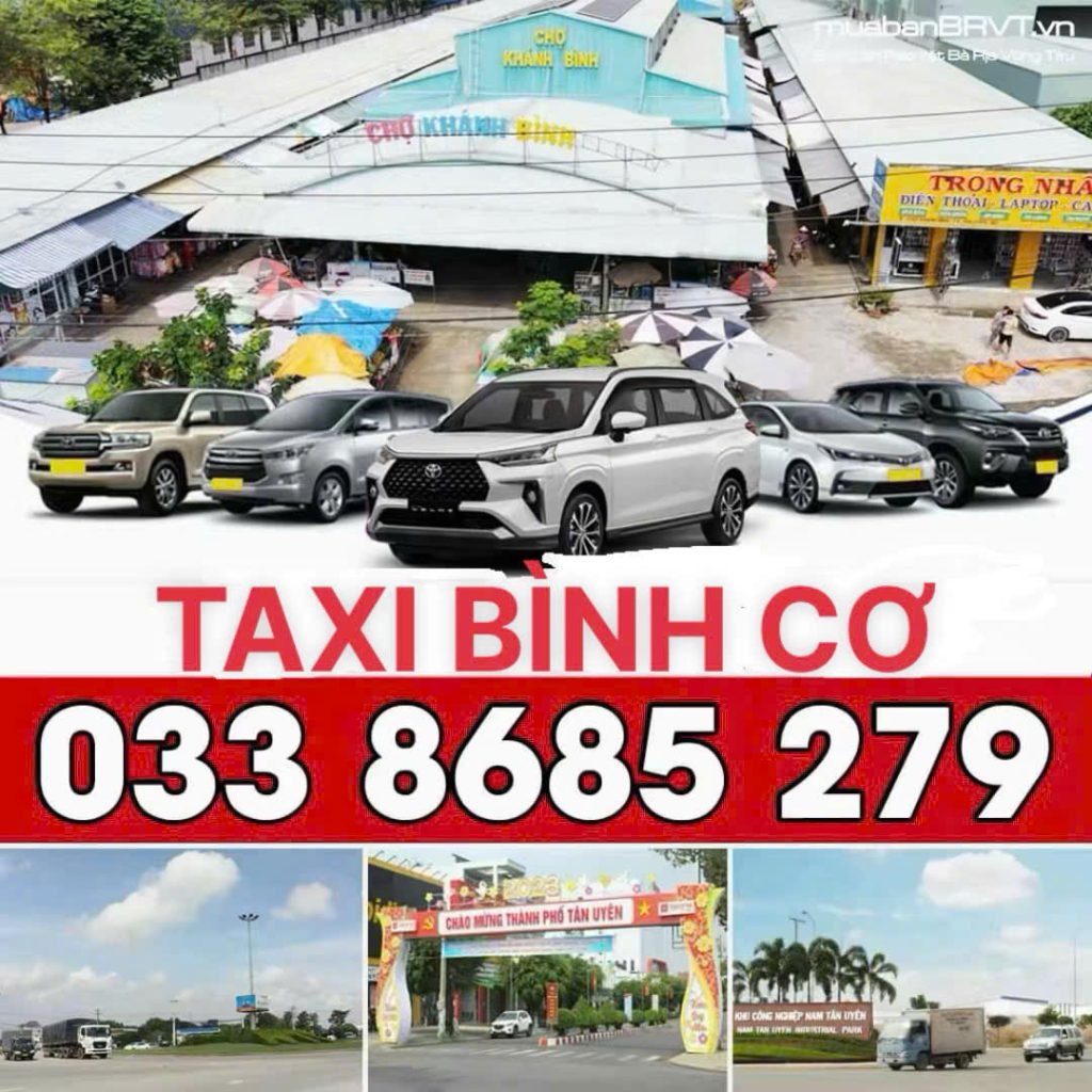 Taxi Phường Bình Cơ 4 7 16 Chỗ 033 8685 279