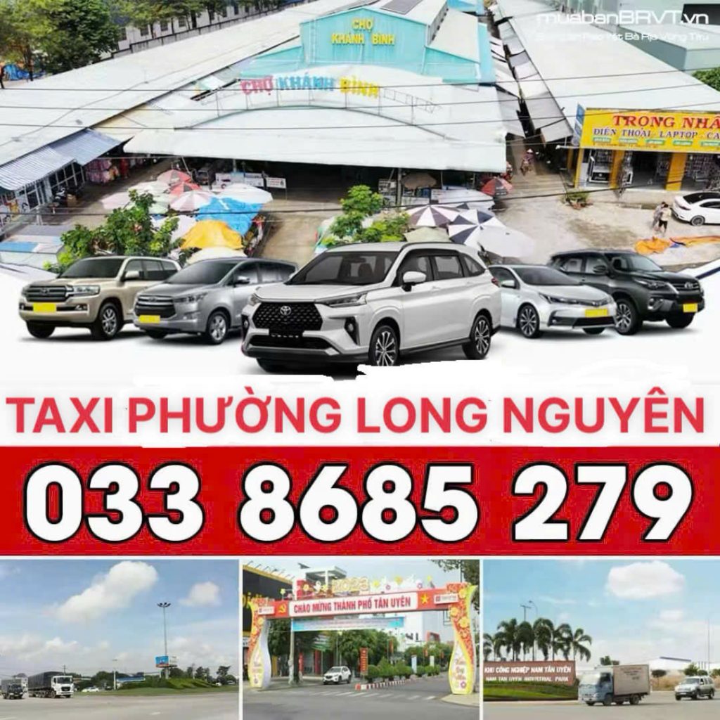 Taxi Phường Long Nguyên 4 7 16 Chỗ 033 8685 279