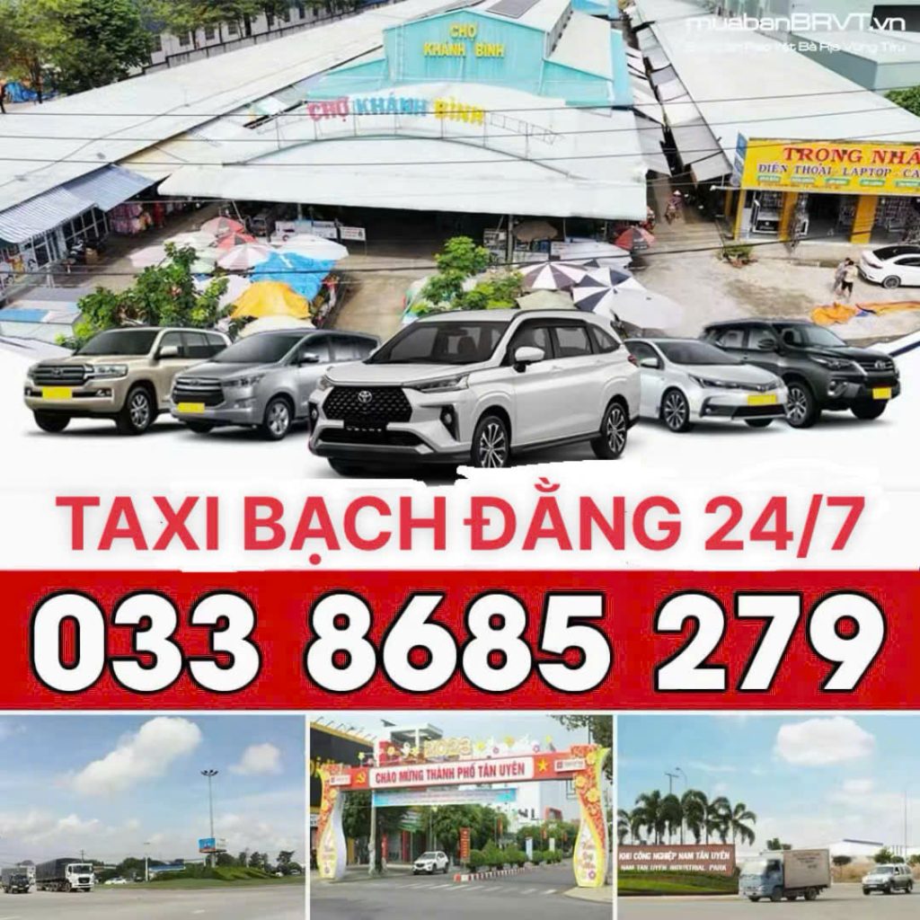 Taxi Bạch Đằng 24/7 033 8685 279