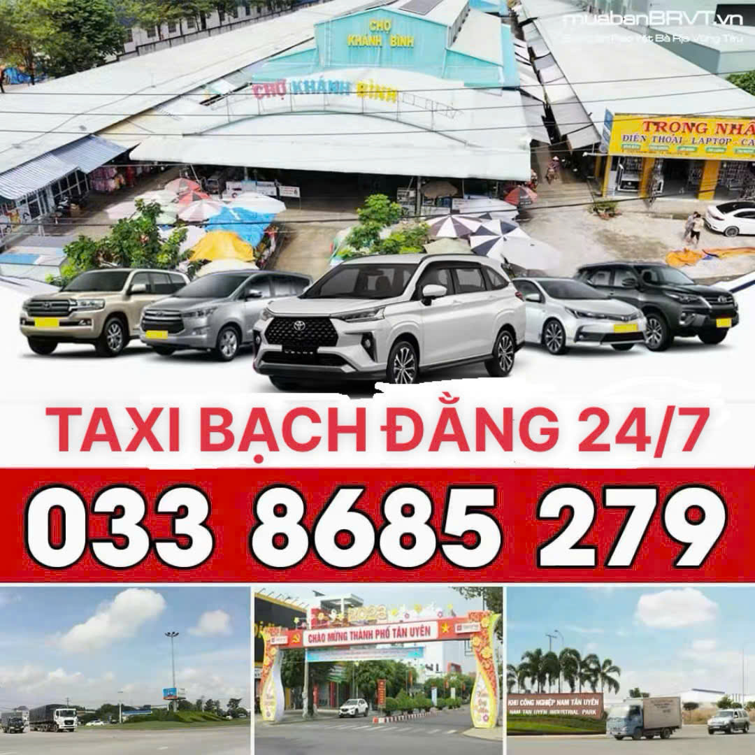 Taxi Bạch Đằng 24/7 033 8685 279