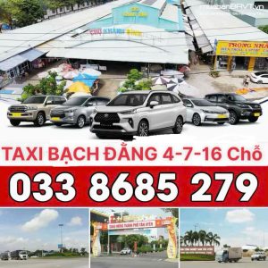Taxi Bạch Đằng 4 7 16 Chỗ 033 8685 279