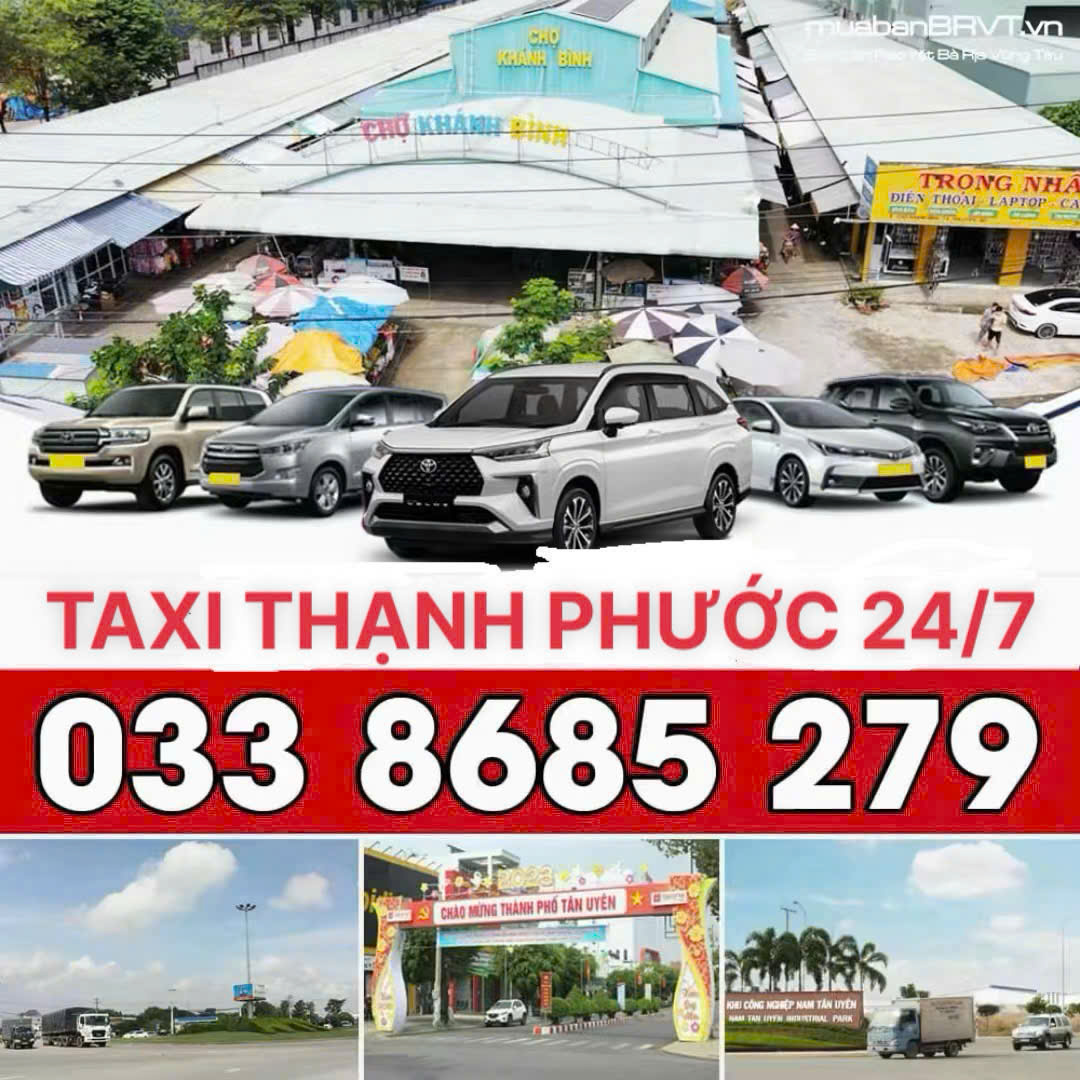 Taxi Thạnh Phước 24/7 033 8685 279