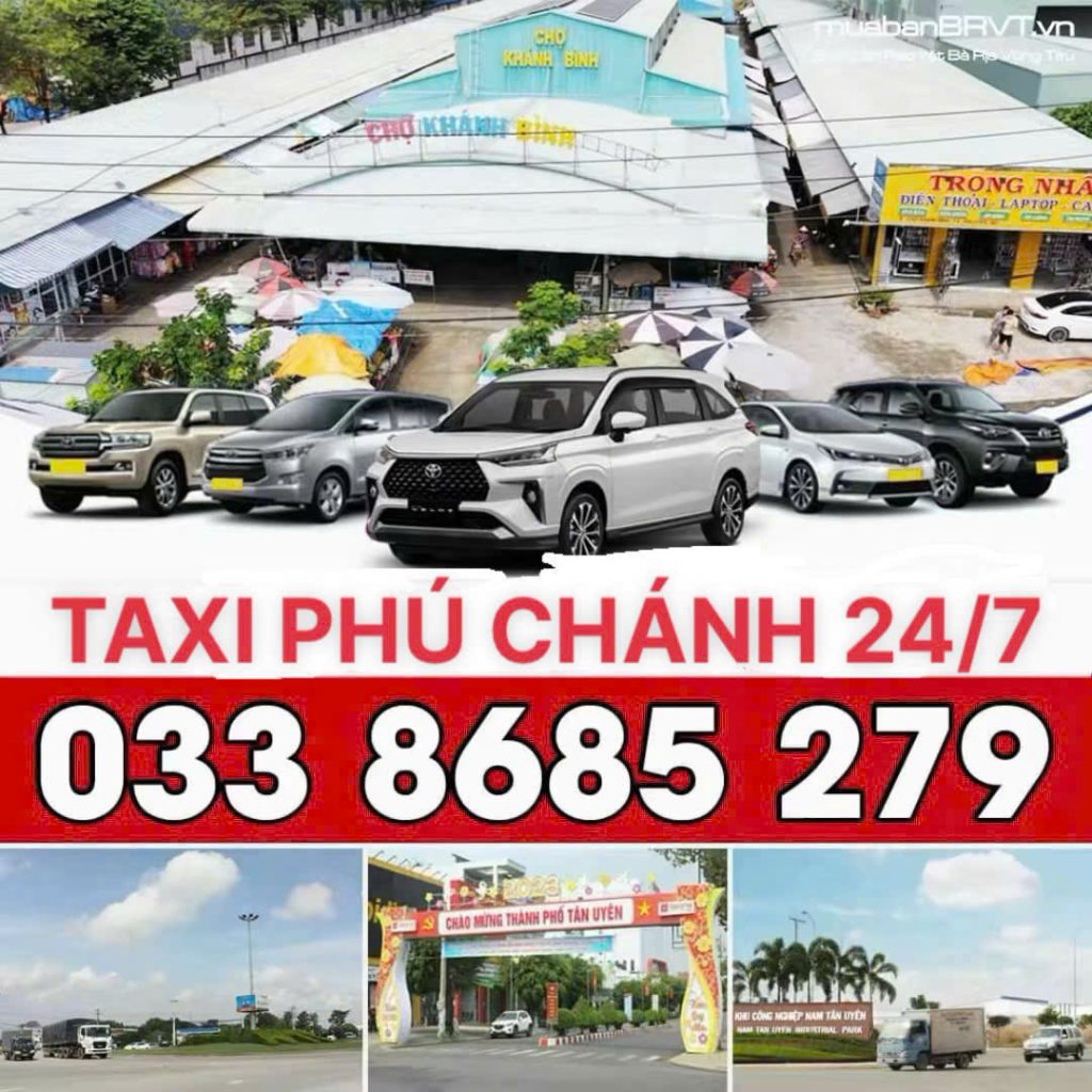 Taxi Phú Chánh 24/7 033 8685 279