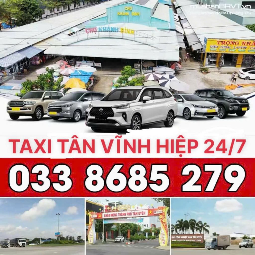 Taxi Tân Vĩnh Hiệp 24/7 033 8685 279