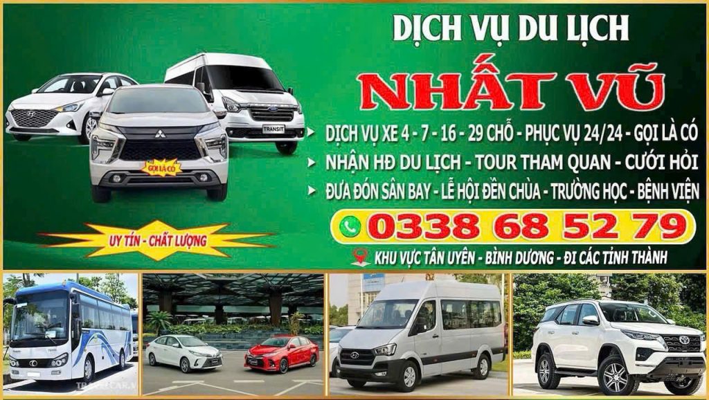 Taxi Tây Ninh 24/7 0338 68 52 79