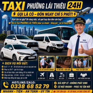 Taxi Phường Lái Thiêu 24h 0338 68 52 79