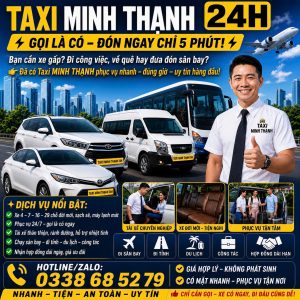 Taxi Minh Thạnh 24h 0338 68 52 79