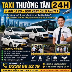 Taxi Thường Tân 24h 0338 68 52 79