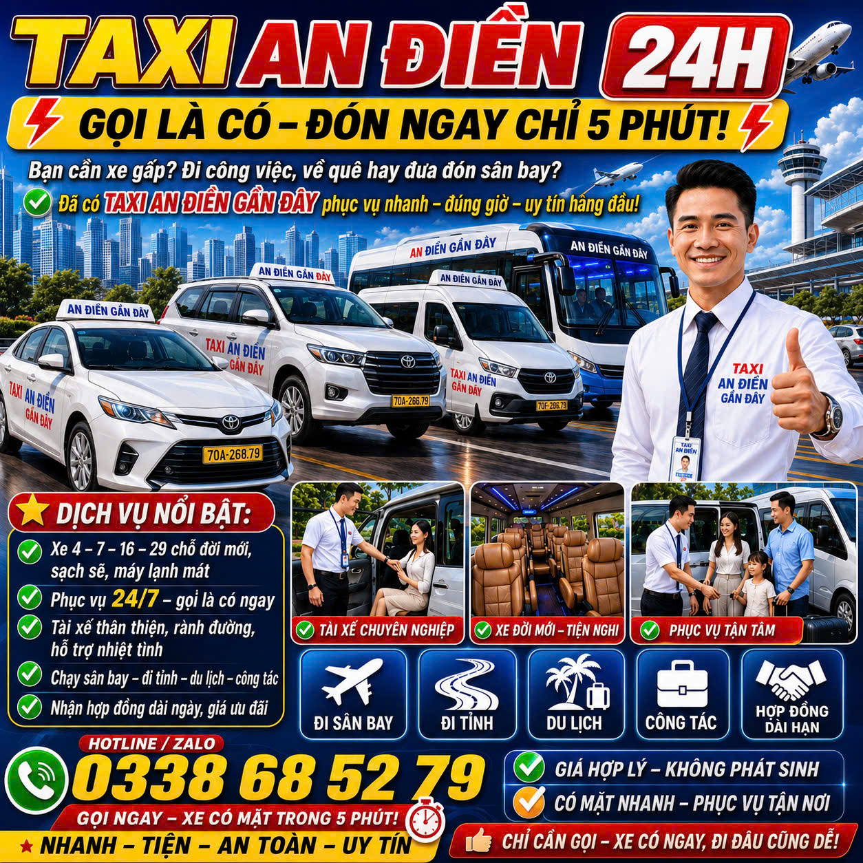 Taxi An Điền Gần Đây 0338685279