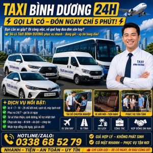 Taxi Bình Dương Sân Bay 0338685279