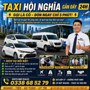 Taxi Hội Nghĩa Gần Đây 24h 0338685279
