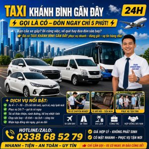 Taxi Khánh Bình Gần Đây 24h – 0338685279