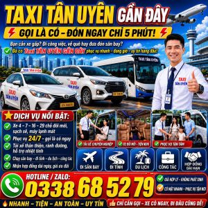 Taxi Tân Uyên Gân Đây 0338685279