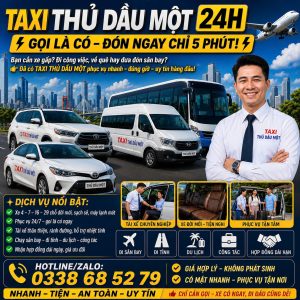 Taxi Thủ Dầu Một Sân Bay 0338685278