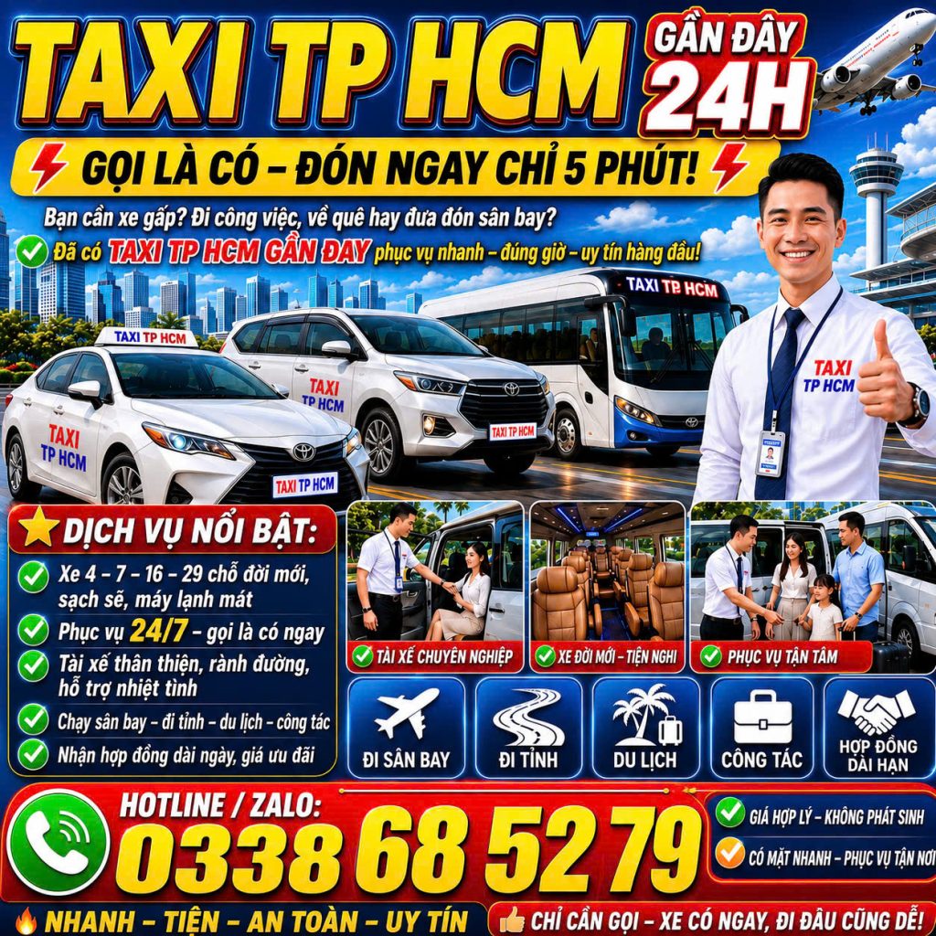 Taxi Bệnh Viện Chợ Rẫy Gần Đây 0338685279