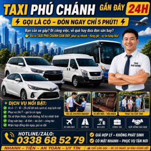 Taxi Phú Tân Gần Đây 24h 0338685279
