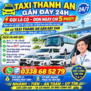 Taxi Thanh An Gần Đây 0338685279