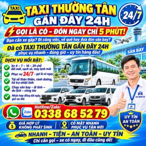 Taxi Thường Tân Gần Đây 24h 0338685279