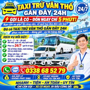 Taxi Trừ Văn Thố Gần Đây 24h 0338685279