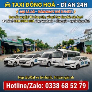 Taxi Đông Hòa Dĩ An 247 0338685279