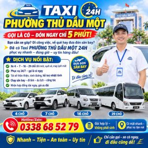Taxi Phường Thủ Dầu Một 247 0338685279